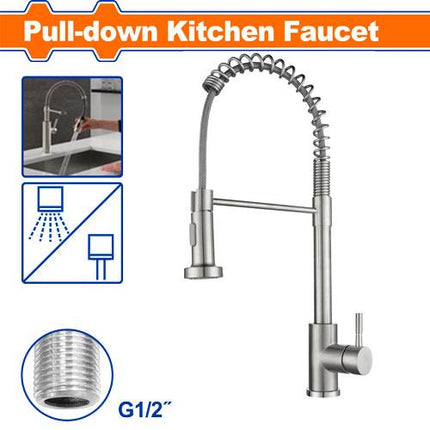 WZD4504Wadfow حنفية مطبخ قابلة للسحب WADFOW WZD4504