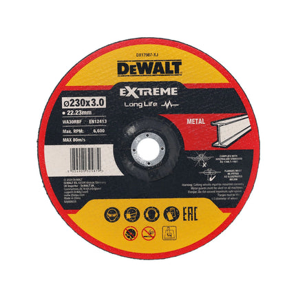 DX17987-XJDEWALTقرص قطع معادن ديوالت DX17987-XJ إكستريم 230 ملم
