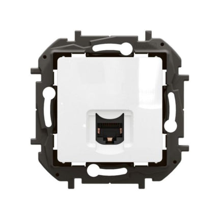 NP4306WHLegrandمقبس نيلويه RJ45 Cat6A UTP أبيض 10Gbps بدون أدوات