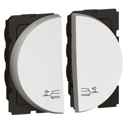 573295Legrandمفتاح أرتيور الأبيض لإضاءة السرير 2 وحدة 10A 250V