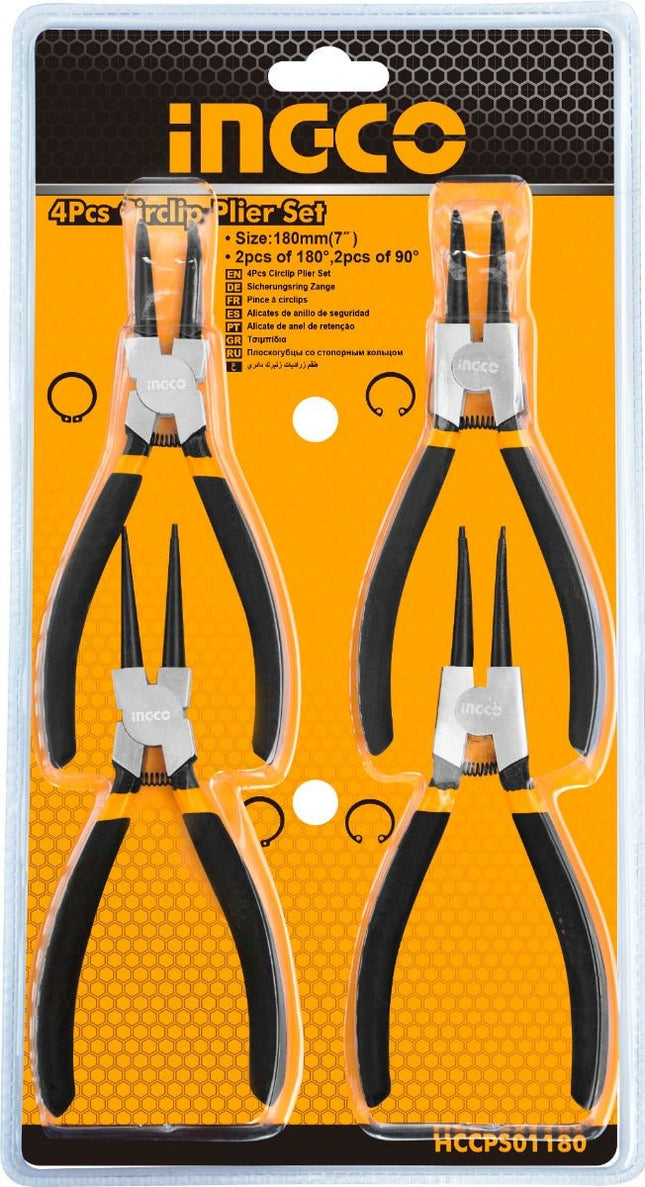 HCCPS01180INGCOCirclip Pliers Set 4PCS