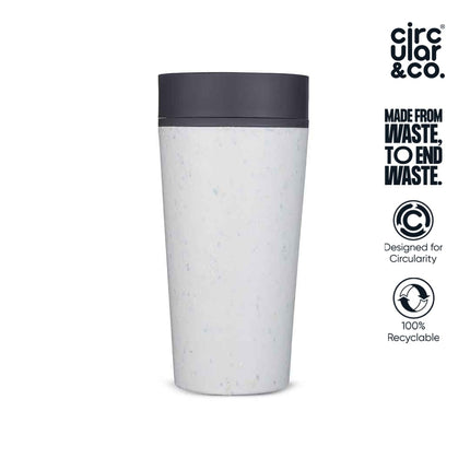 DWCC 3169NToolmart GiftsCircular Cup 12oz Chalk & Storm Grey