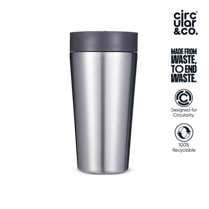 DWCC 3176Toolmart GiftsCircular Cup - Recycled Stainless Steel Cup 12oz