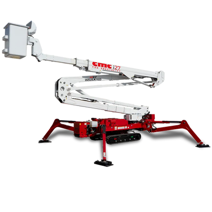 رافعة عنكبوتية هيدروليكية معزولة CMC i27 – ارتفاع عمل 26.6 متر، امتداد أفقي 13.3 متر

