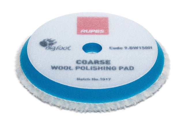 BW 150 HRupesCoarse Blue Wool Polishing Pads - 130 - 145 mm