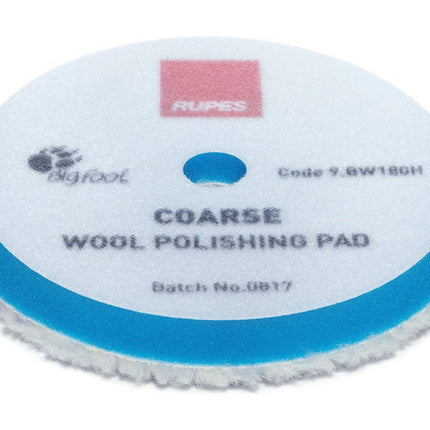 BW 180 HRupesCoarse Blue Wool Polishing Pads - 150 - 170 mm