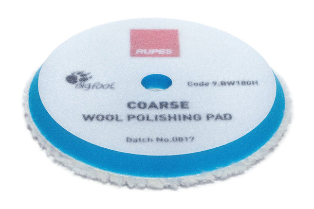 BW 180 HRupesCoarse Blue Wool Polishing Pads - 150 - 170 mm