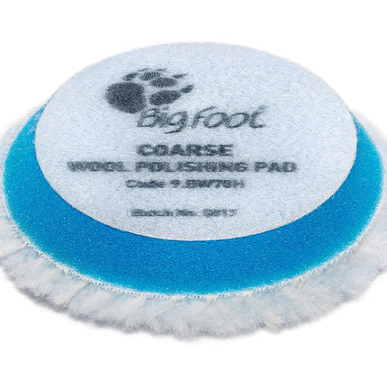 BW 70 HRupesCoarse Blue Wool Polishing Pads - 50 - 65 mm