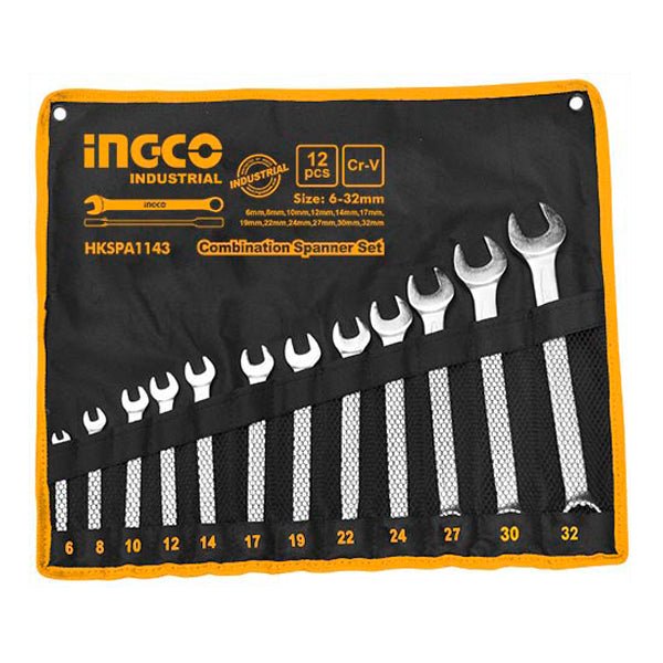 HKSPA1143INGCOCombination Spanner Set 12pcs