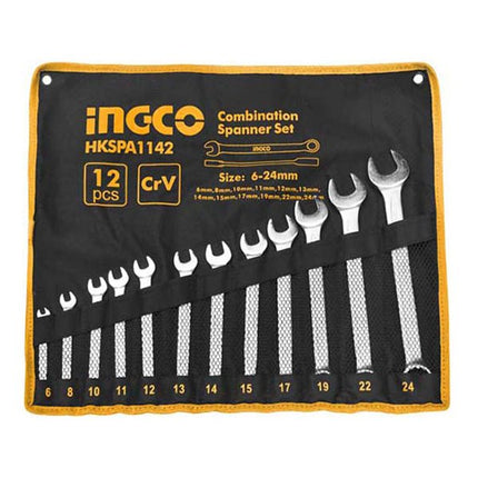 HKSPA1142INGCOCombination Spanner Set 12pcs