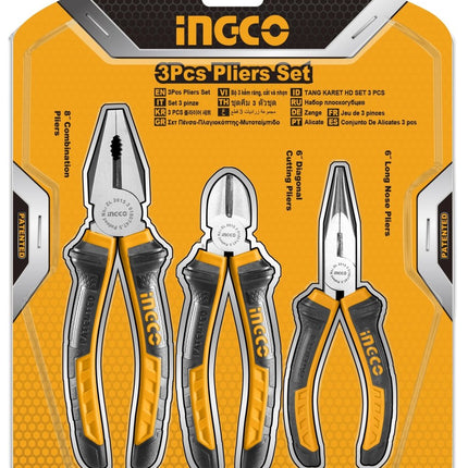 HKPS08318INGCOCompound Pliers Set 3PCS