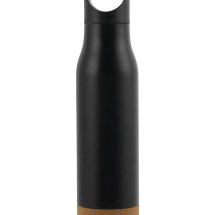 DWGL 3109Toolmart GiftsCREIL - Giftology Insulated Water Bottle with Cork Base - Black