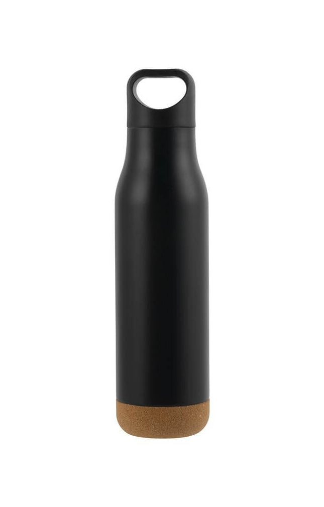 DWGL 3109Toolmart GiftsCREIL - Giftology Insulated Water Bottle with Cork Base - Black