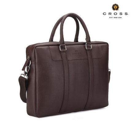 MBCRS 887Toolmart GiftsCROSS Francisco Office Laptop Briefcase - Brown