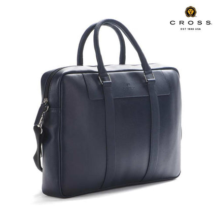 MBCRS 893Toolmart GiftsCROSS Francisco Office Laptop Briefcase - Navy Blue