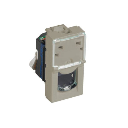 572891Legrandمقبس Legrand Arteor RJ45 الفئة 6 FTP وحدة واحدة LCS لون الشمبانيا