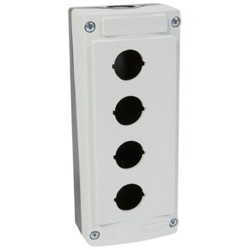 024204Legrandمحطة تحكم Osmoz IP66 IK07 بـ 4 فتحات رمادية