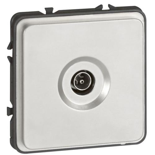 077882Legrandمقبس تلفاز سوليروك ذكر IP20 0-2400 ميجاهرتز مثبت بالفلاش