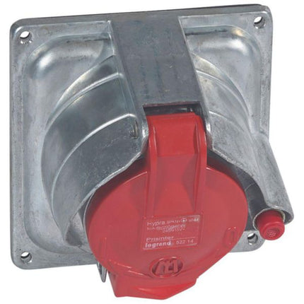 052214Legrandمقبس تثبيت لوحة Legrand Hypra IP44 16A 3P+N+E معدني