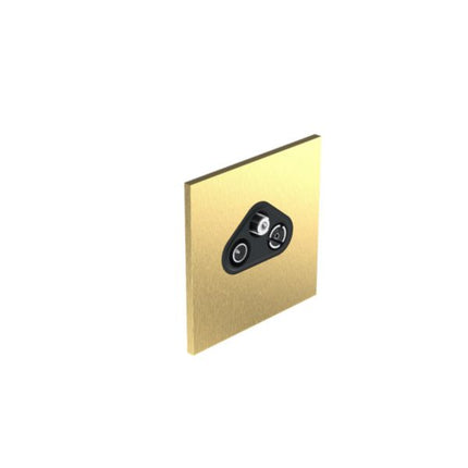 AR-68245Legrandمقبس تلفزيون Art d'Arnould بمقبس واحد TV-R-SAT ذهبي مصقول
