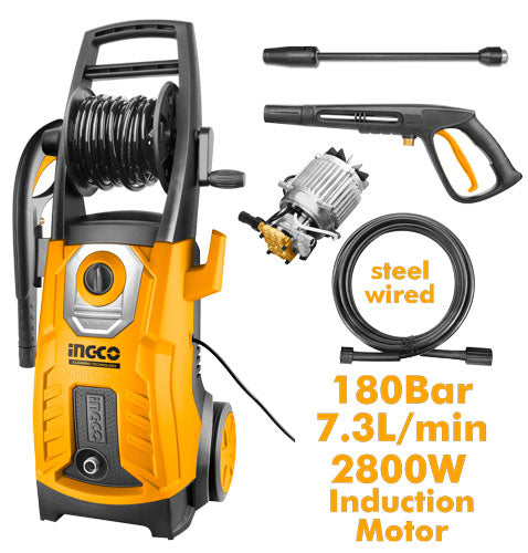HPWR28008INGCOغسالة الضغط العالي INGCO HPWR28008 2800 واط 180 بار