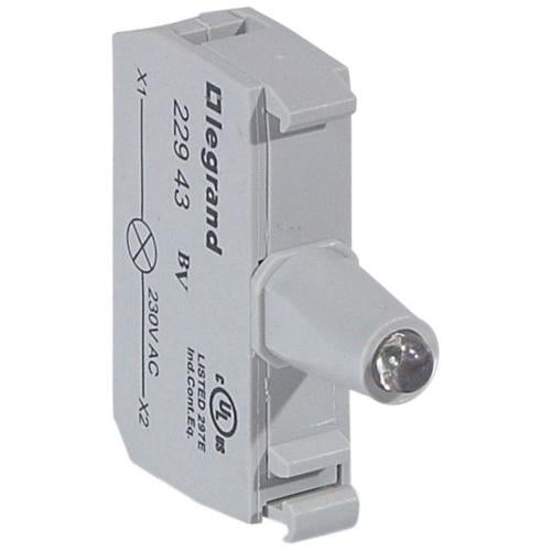 022943Legrandكتلة كهربائية Osmoz برأس مضاء أزرق 230V AC