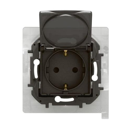 NP3128BKLegrandمقبس نيلوé IP44 شوكو 16A 250V أسود مات