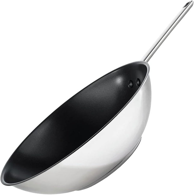 gorenje,CWWA01HC,Round Wok/Stir-Fry Pan Cooking Pot, Round, Stainless Steel, 1.1kg, 319mm