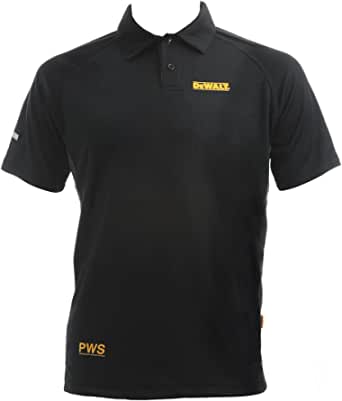 DeWalt Rutland Polo Shirt - Black/Grey | DWC125-013