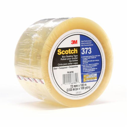 000511156878533Mشريط الختم Scotch Box 373 شفاف 72 مم × 100 م 24 حزمة