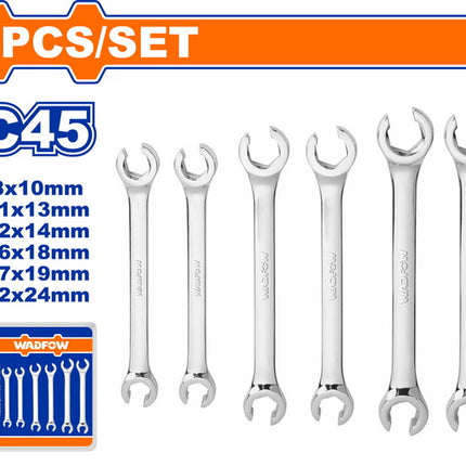 WDS2406Wadfow مجموعة مفاتيح ربط وايدفوف 6 قطع
