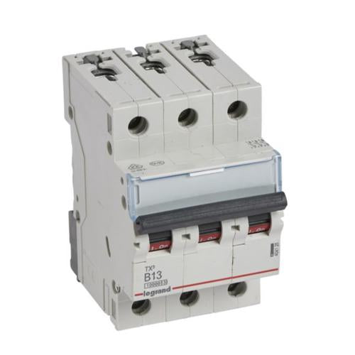 404125Legrandقاطع دائرة Legrand TX3 ثلاثي الأقطاب 13A منحنى B