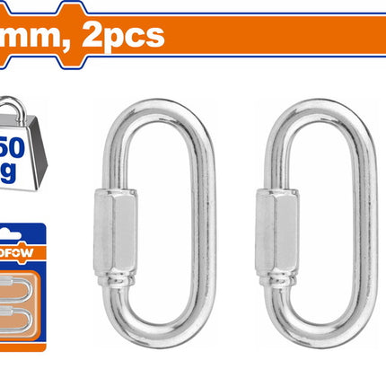 WQL1K02Wadfow Wadfow حلقة توصيل 8مم 2 قطع