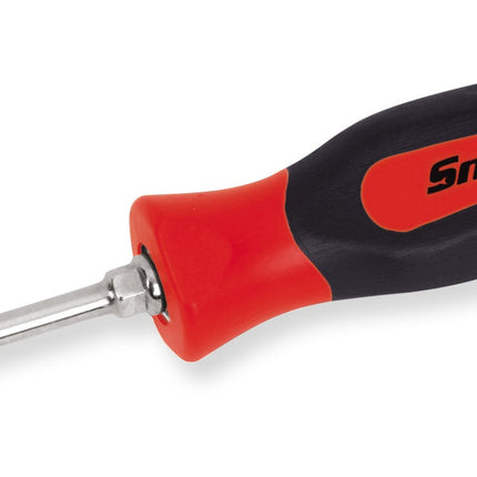 SHD2RSnap-Onمفك براغي Snap-on Instinct بقبضة صلبة مع رأس مسطح أحمر 2-13/16