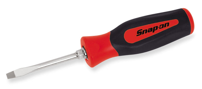SHD2RSnap-Onمفك براغي Snap-on Instinct بقبضة صلبة مع رأس مسطح أحمر 2-13/16
