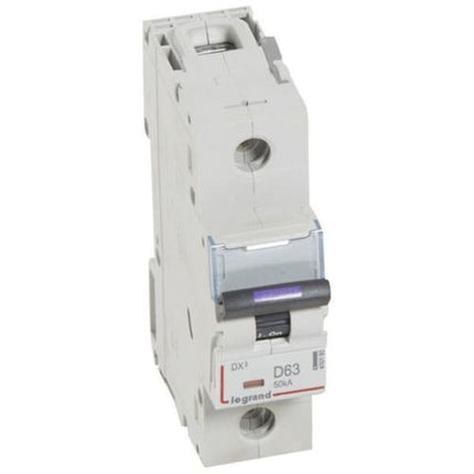 410193Legrandقاطع دارة Legrand DX3 أحادي القطب 63A منحنى D