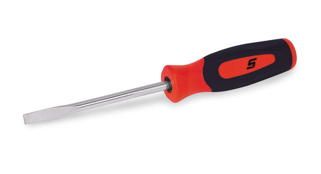 SHD306RSnap-Onمفك براغي Snap-on ذو رأس مسطح Instinct بقبضة صلبة بطرف صغير أحمر 3/16