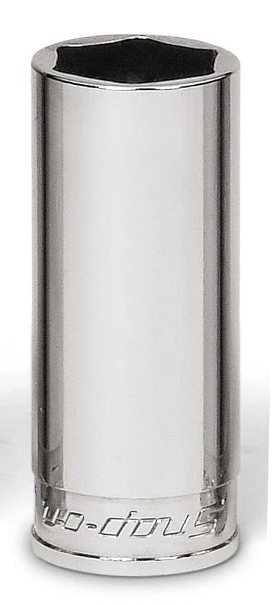 YTS321Snap-Onمقبس Flank Drive® Xtra Deep بقياس 1/2" بـ 6 نقاط وحجم 1" بطلاء كروم