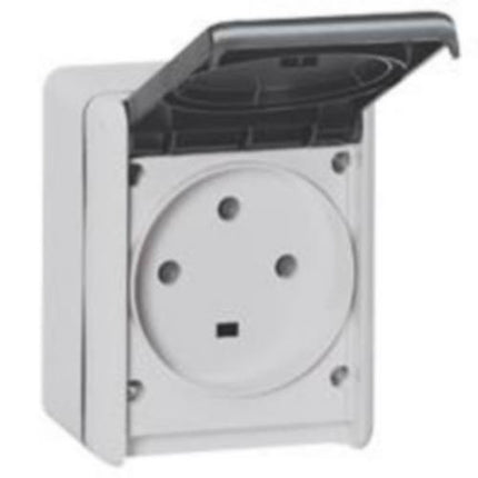 055875Legrandمأخذ كهربائي ليجراند بليكسو IP44 32A 3P+E 230V رمادي