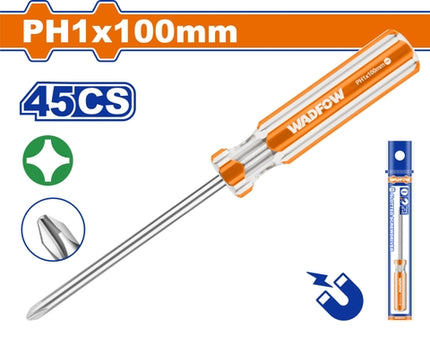 WSD6914Wadfowمفك براغي PH1x100mm وادفو