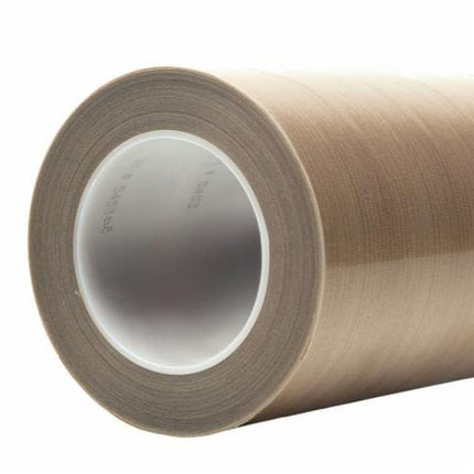 000511150553793Mشريط 3M PTFE الزجاجي المنسوج 5453 بني 48 بوصة × 36 ياردة