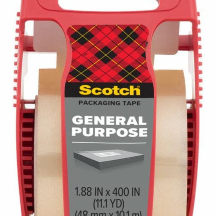 000680606447633Mشريط التغليف Scotch 161-400 بحجم 1.88 بوصة × 400 بوصة