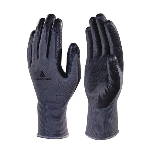 POLYESTER KNITTED GLOVE - NITRILE FOAM PALM | VE722