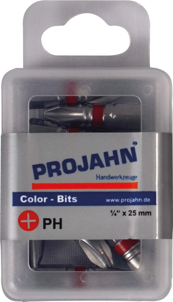 ‎1/4 phillips color bit no.2 25 mm 10pcs | Drill bits & Chisels | Toolmart