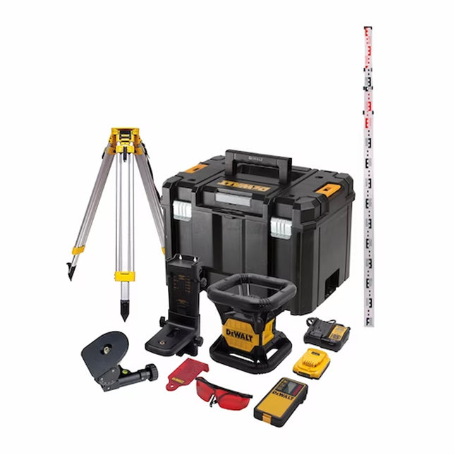 DEWALT,DCE074D1R-QW,Red Rotary Laser 18 V XR | 1 x 2 AH