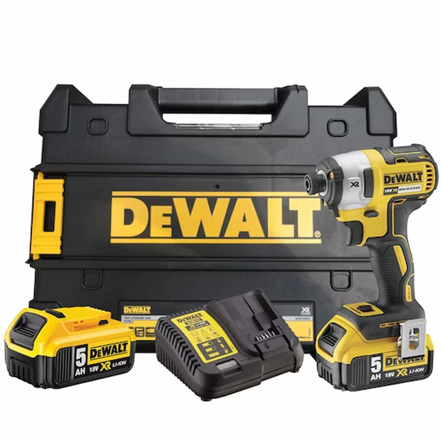 DEWALT,DCF887P2-QW,Brushless Impact Driver | ‎18V XR - 2 X 5Ah