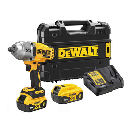 DEWALT,DCF900P2T-GB,Cordless Impact Wrench  Kit -  High Torque | 1/2inch -  2x 5Ah Battery