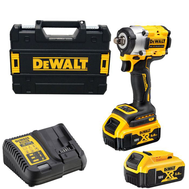 DEWALT,DCF921P2T-GB,Brushless Impact Wrench - Cordless | 1/2" - 18V - 2 X 5AH