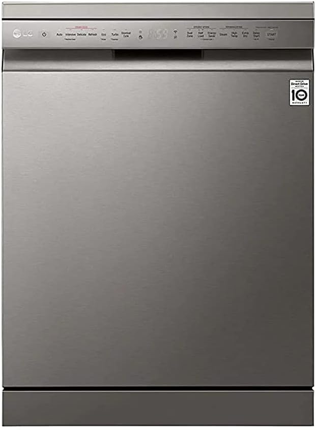 LG,DFB425FP,Lg 5 Litre 10 Program Dishwasher