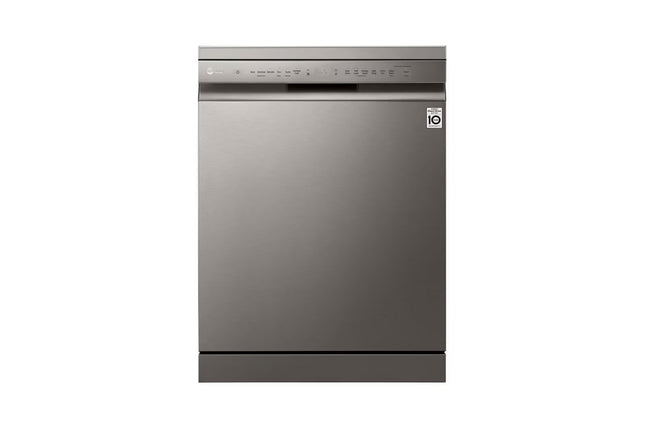 LG,DFB512FP,LG 9 Programs 14 Place settings Free Standing Dishwasher, Platinum Silver